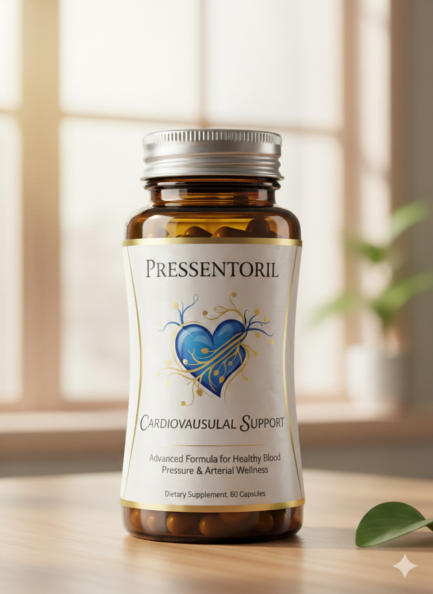 Pressentoril dietary supplement packaging
